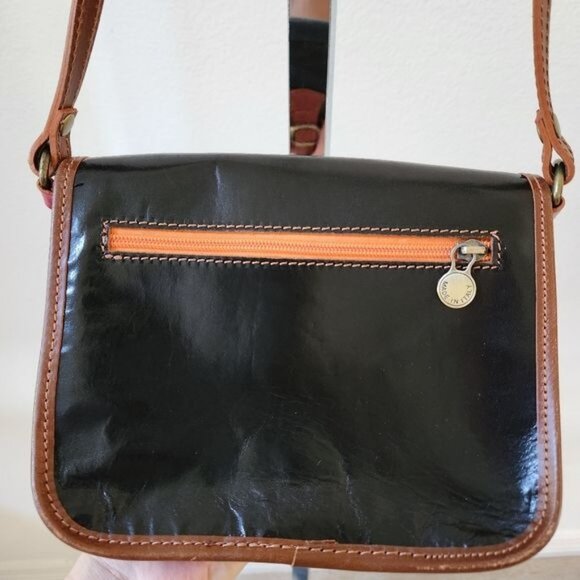 Florencia MADE IN ITALY Small Leather Handbag Black, Burgundy ,Brown and… - Picture 17 of 17